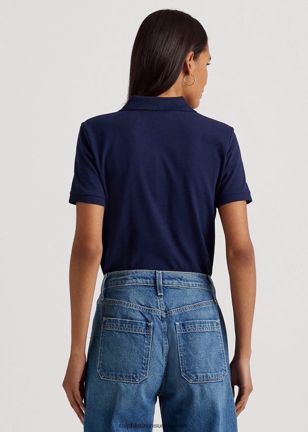 Ralph Lauren naiset pikee poolopaita 0Z24ZR4474 hienostunut laivasto
