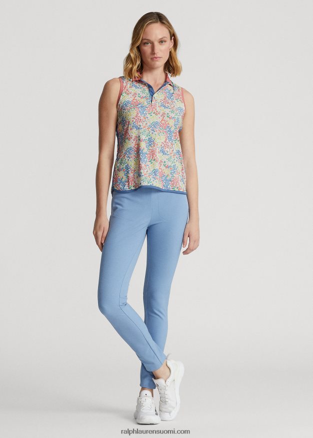 Ralph Lauren naiset räätälöity hihaton pikeepaita 0Z24ZR3739 Key Westin terälehdet