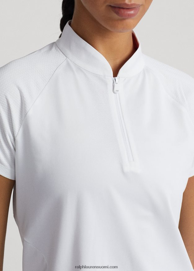 Ralph Lauren naiset räätälöity hybridipaita 0Z24ZR3566 keraaminen valkoinen/aavikon ruusu