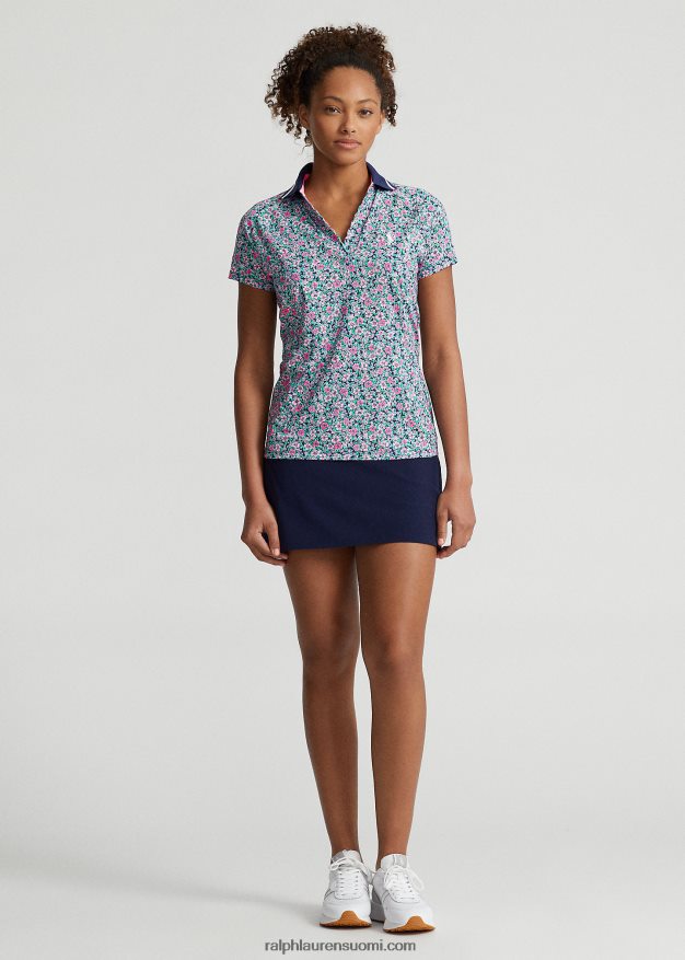 Ralph Lauren naiset räätälöity jersey poolopaita 0Z24ZR9388 kasvitieteellinen valmistelu