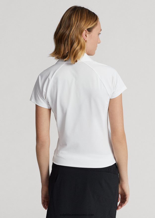 Ralph Lauren naiset räätälöity pikee poolopaita 0Z24ZR9392 keraaminen valkoinen