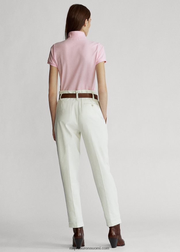 Ralph Lauren naiset skinny fit iso poni poolopaita 0Z24ZR4762 pinkki magenta