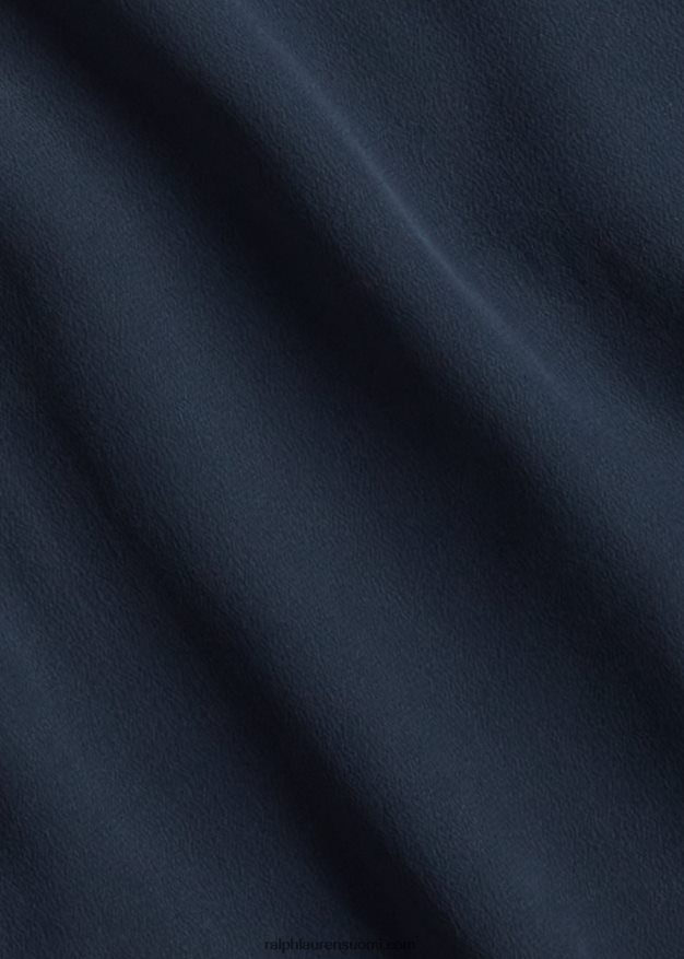 Ralph Lauren naiset silkkikreppipusero 0Z24ZR3662 laivasto