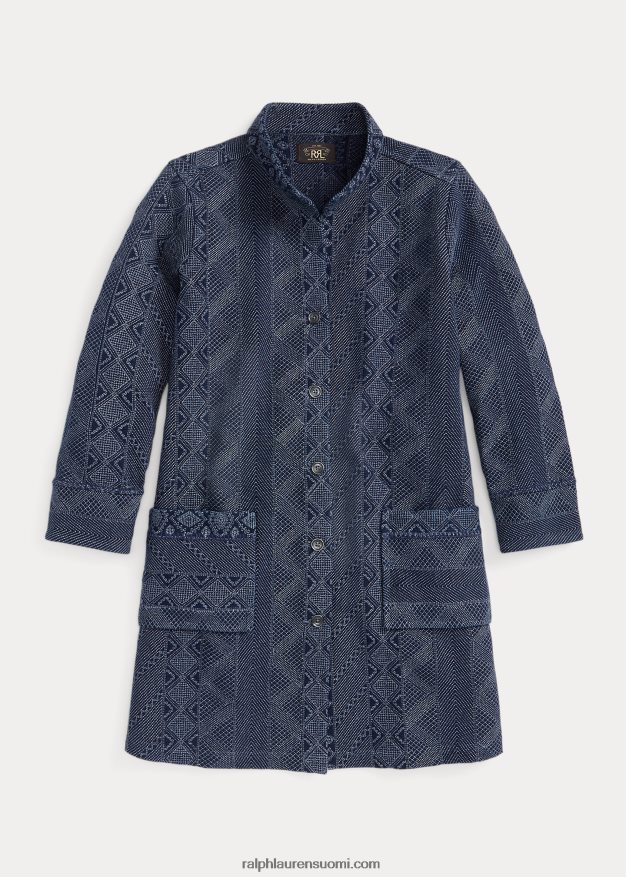 Ralph Lauren naiset tikattu puuvillajersey-liina 0Z24ZR3681 indigo