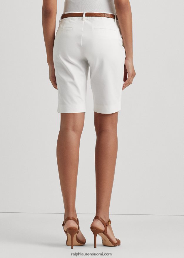 Ralph Lauren naiset bi-stretch twill lyhyt 0Z24ZR3831 valkoinen