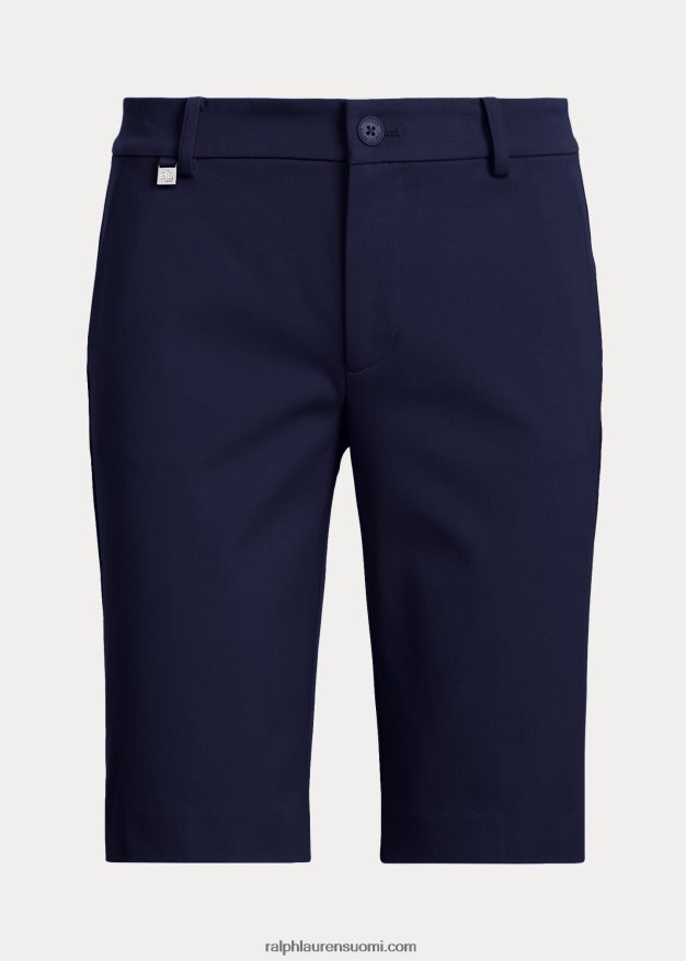 Ralph Lauren naiset bi-stretch twill lyhyt 0Z24ZR3832 laivasto