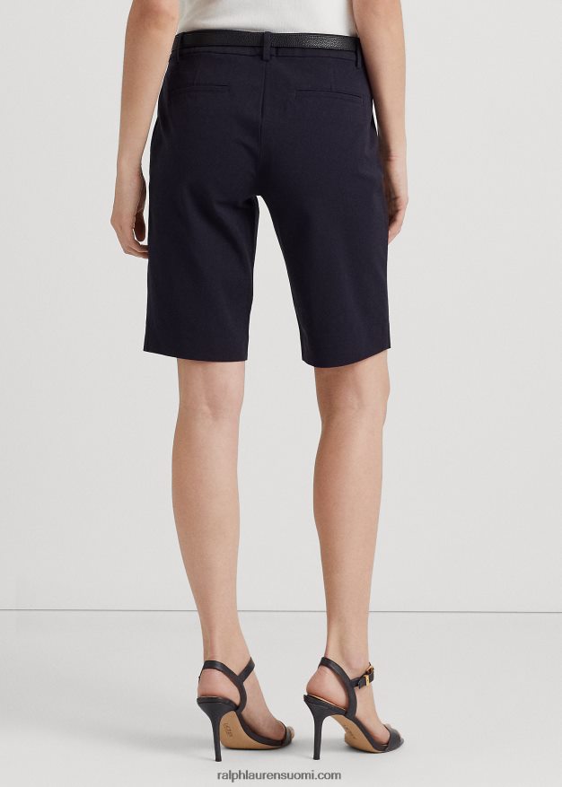 Ralph Lauren naiset bi-stretch twill lyhyt 0Z24ZR3832 laivasto