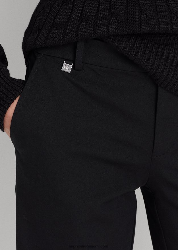 Ralph Lauren naiset bi-stretch twill lyhyt 0Z24ZR3833 musta