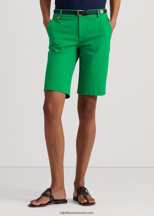 Ralph Lauren naiset bi-stretch twill lyhyt 0Z24ZR3834 palmun lehtiä