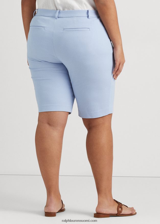 Ralph Lauren naiset bi-stretch twill lyhyt 0Z24ZR4525 kivinen sininen