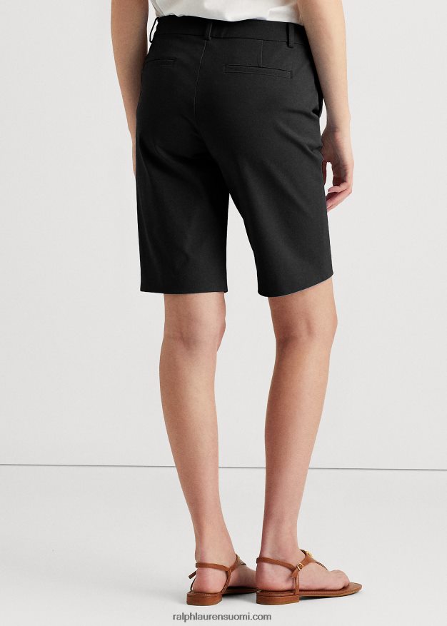 Ralph Lauren naiset joustava puuvilla lyhyt 0Z24ZR4489 musta