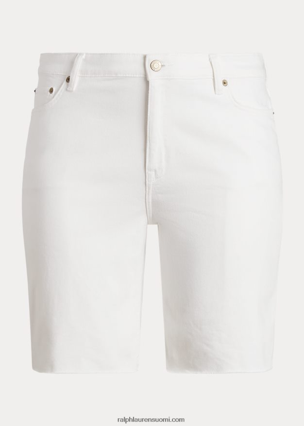 Ralph Lauren naiset katkaistu denim lyhyt 0Z24ZR4678 valkoinen pesu