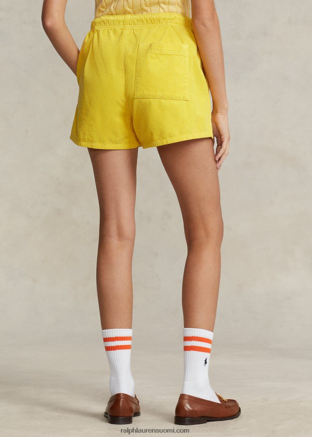 Ralph Lauren naiset polo prepster vakosametti lyhyt 0Z24ZR2988 keltainen