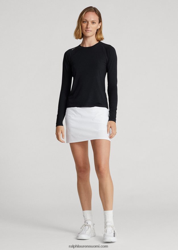 Ralph Lauren naiset jersey pitkähihainen t-paita 0Z24ZR3716 musta