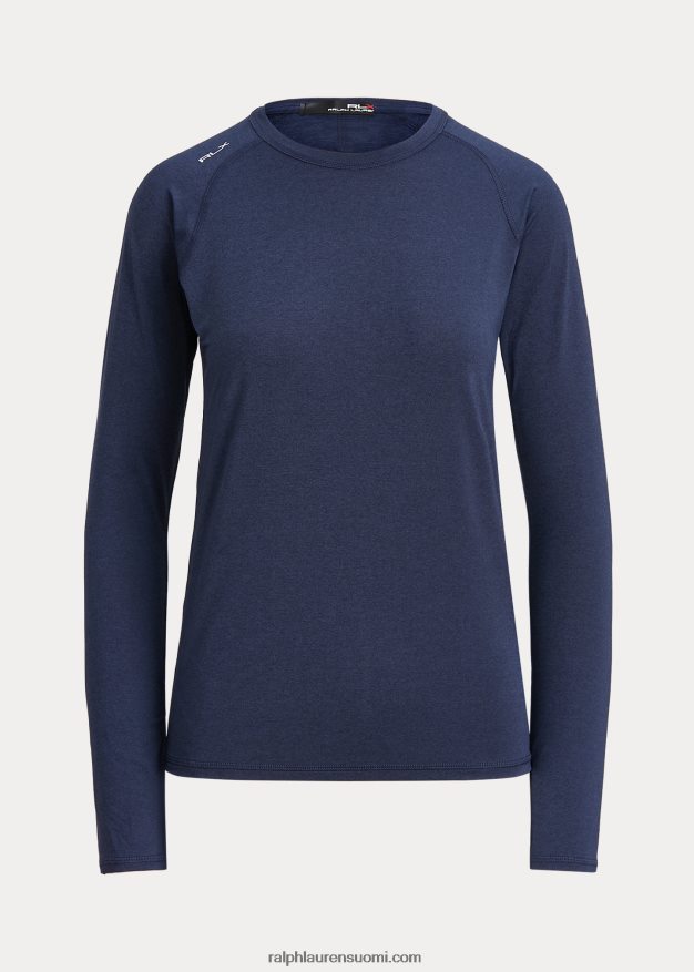 Ralph Lauren naiset performance jersey pitkähihainen t-paita 0Z24ZR3764 kevät laivastonsininen kanerva