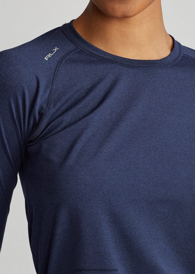 Ralph Lauren naiset performance jersey pitkähihainen t-paita 0Z24ZR3764 kevät laivastonsininen kanerva