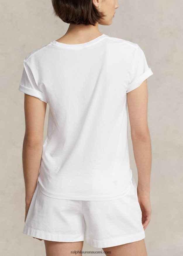 Ralph Lauren naiset poolo bear jersey t-paita 0Z24ZR2939 valkoinen