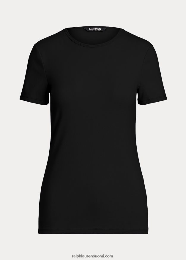 Ralph Lauren naiset puuvillasekoitettu t-paita 0Z24ZR4254 musta