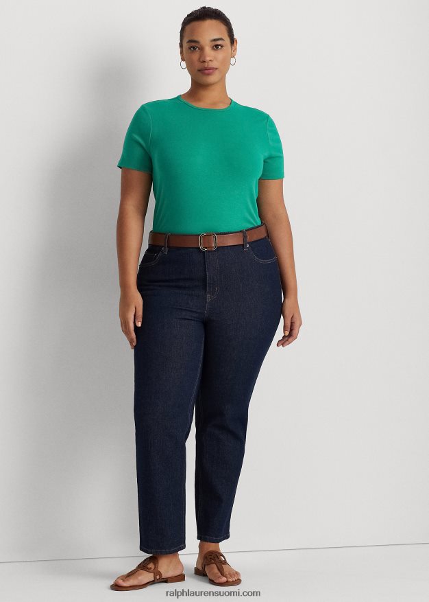 Ralph Lauren naiset puuvillasekoitettu t-paita 0Z24ZR4530 palmun lehtiä