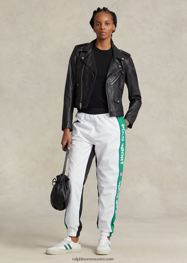 Ralph Lauren naiset resori puuvillainen t-paita 0Z24ZR2879 musta