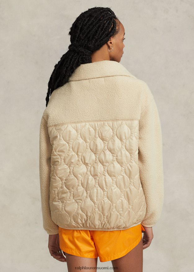 Ralph Lauren naiset Hybridi korkeapintainen & ripstop-paneelitakki 0Z24ZR3127 dyynirusketus