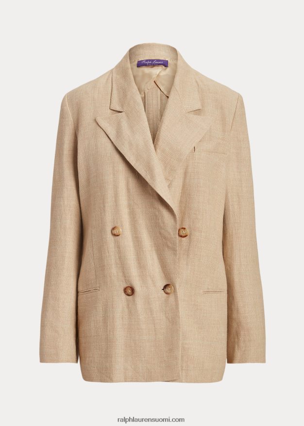 Ralph Lauren naiset antoninen tweed-takki 0Z24ZR3539 rusketus/salvia