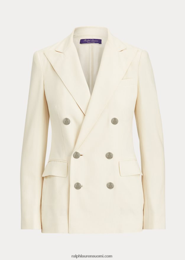 Ralph Lauren naiset camden kashmir takki 0Z24ZR3455 pergamentti kerma