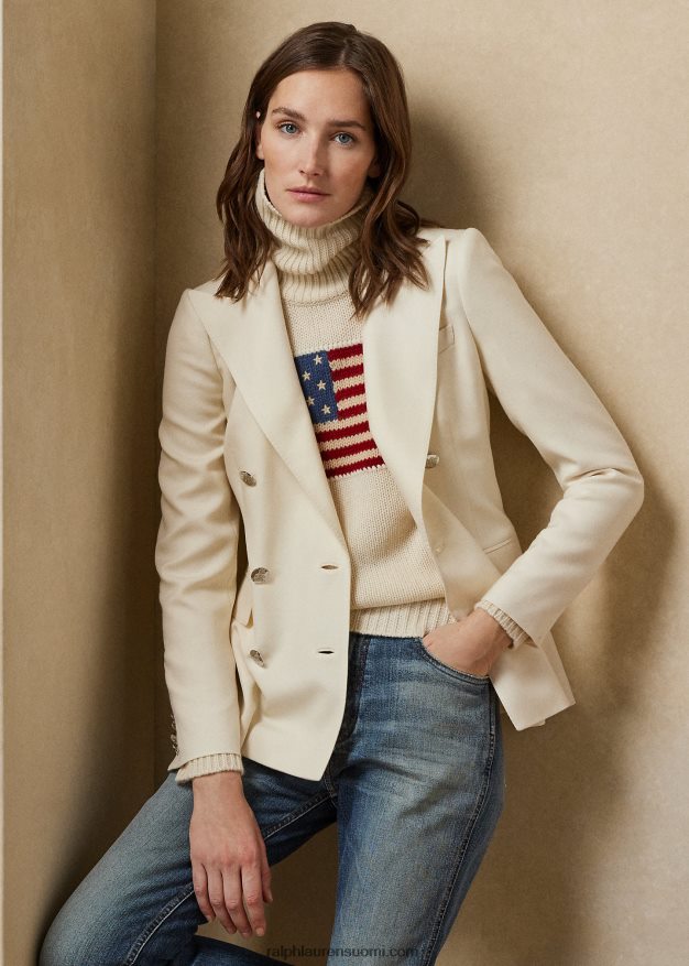 Ralph Lauren naiset camden kashmir takki 0Z24ZR3456 lux kerma