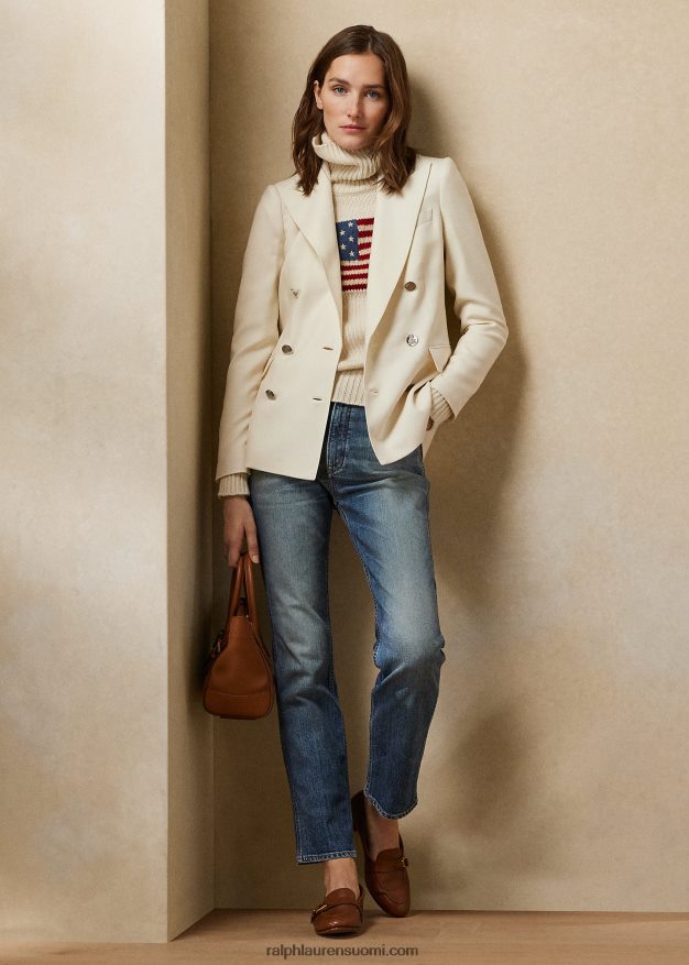 Ralph Lauren naiset camden kashmir takki 0Z24ZR3456 lux kerma