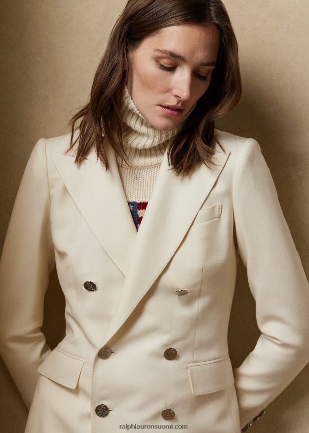 Ralph Lauren naiset camden kashmir takki 0Z24ZR3456 lux kerma