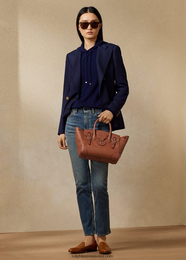 Ralph Lauren naiset camden kashmir takki 0Z24ZR3457 laivasto