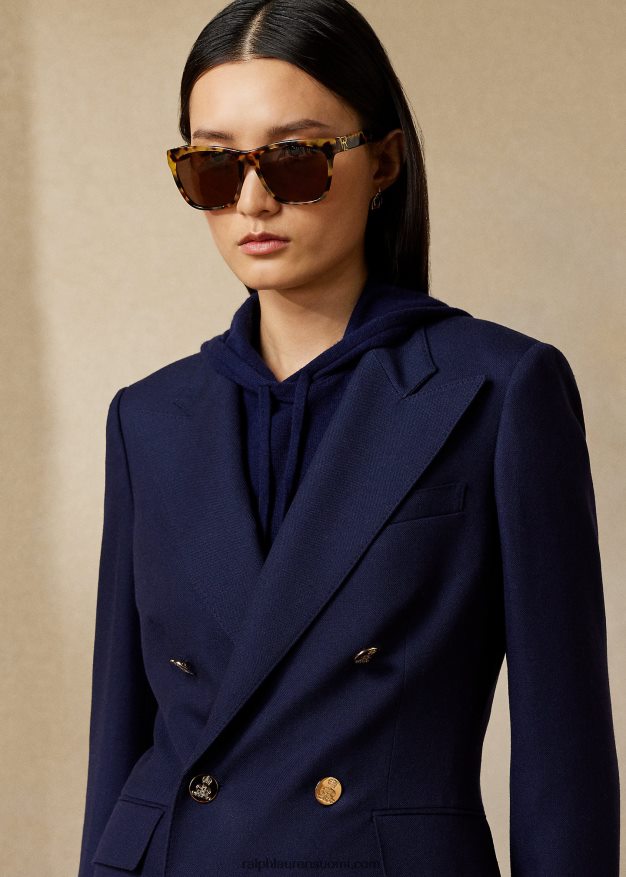 Ralph Lauren naiset camden kashmir takki 0Z24ZR3457 laivasto