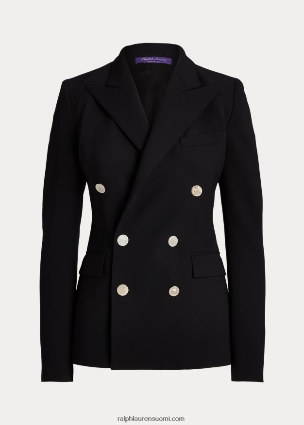 Ralph Lauren naiset camden villasekoitettakki 0Z24ZR9134 musta