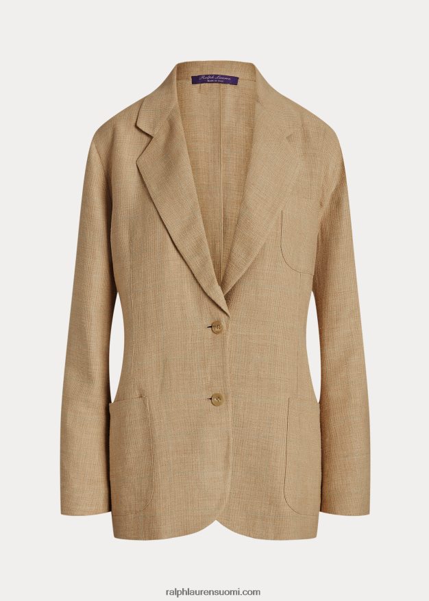 Ralph Lauren naiset giuseppina tweed-takki 0Z24ZR9272 rusketus/salvia