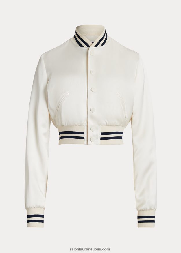 Ralph Lauren naiset graeson pesty satiinitakki 0Z24ZR3480 lux kerma