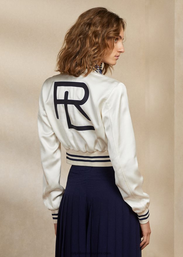 Ralph Lauren naiset graeson pesty satiinitakki 0Z24ZR3480 lux kerma