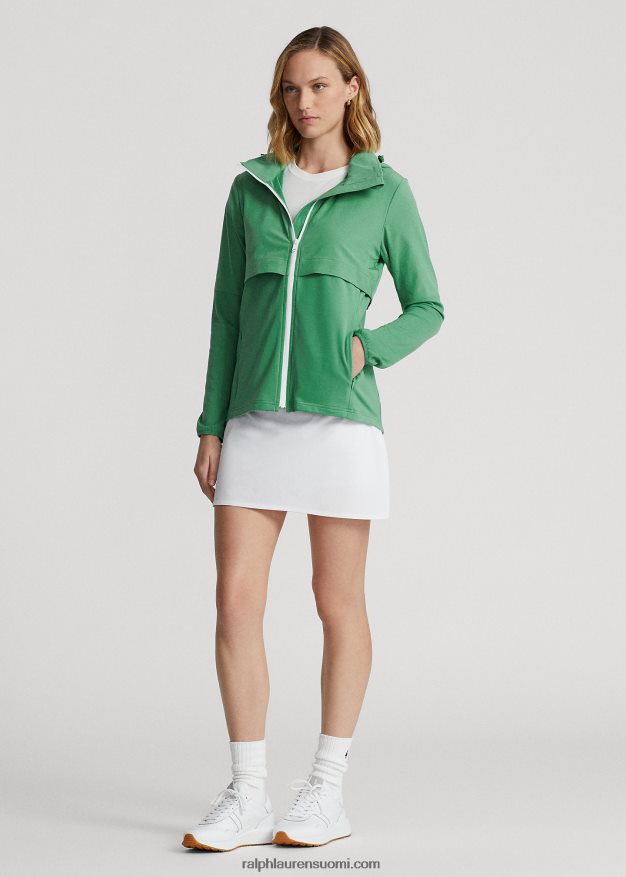 Ralph Lauren naiset hybridi pakattava hupputakki 0Z24ZR3741 lautan vihreä