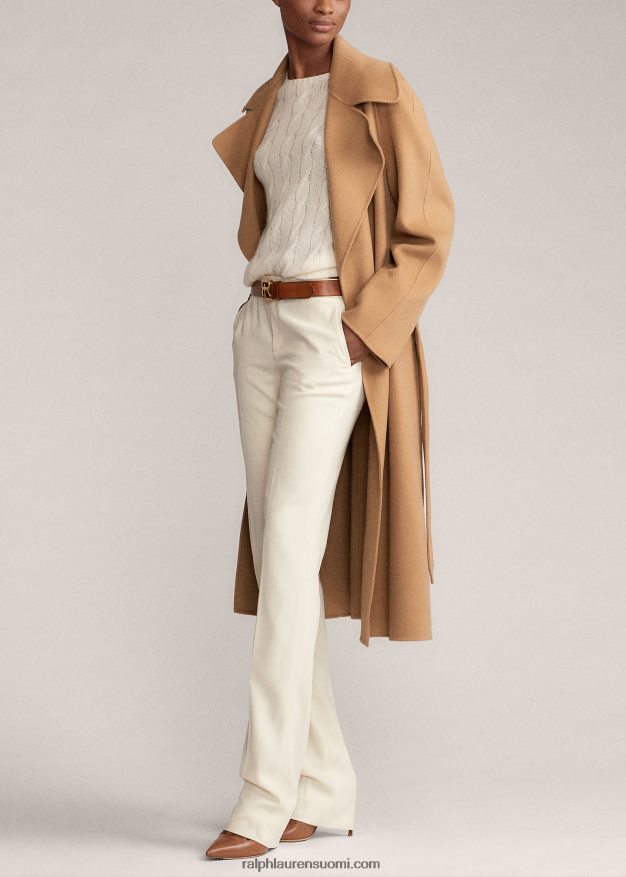 Ralph Lauren naiset leonarda kääretakki 0Z24ZR3596 kameli