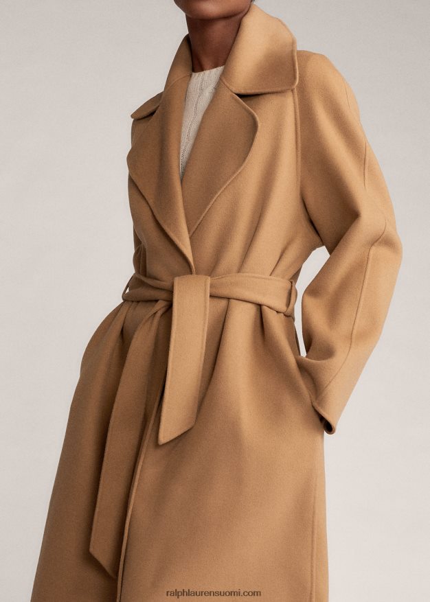 Ralph Lauren naiset leonarda kääretakki 0Z24ZR3596 kameli