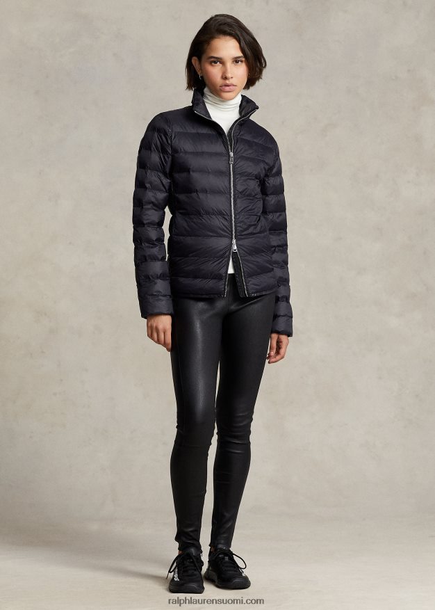 Ralph Lauren naiset pakattava tikattu takki 0Z24ZR3286 musta