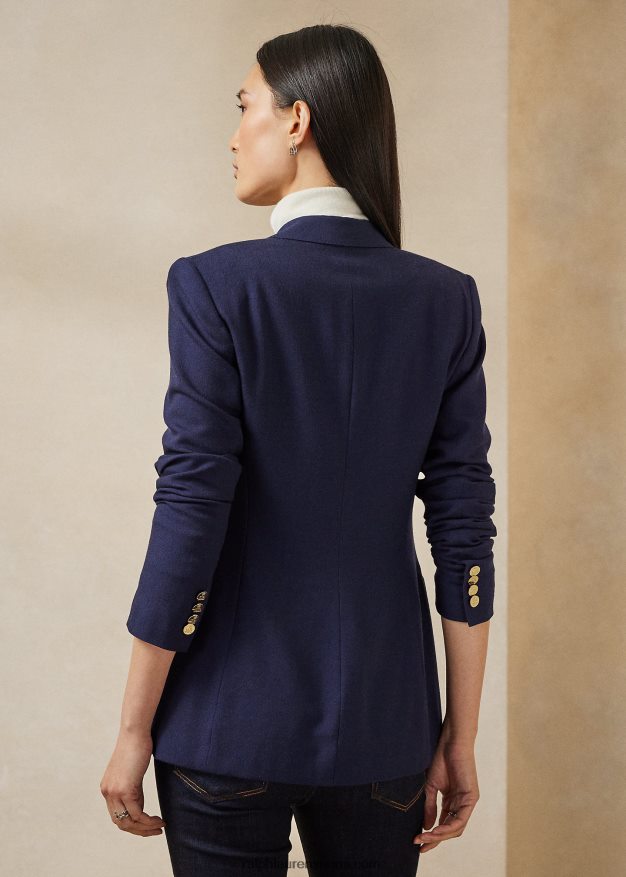 Ralph Lauren naiset parker joustava villatakki 0Z24ZR3442 laivasto