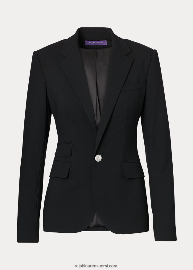 Ralph Lauren naiset parker joustava villatakki 0Z24ZR3443 musta