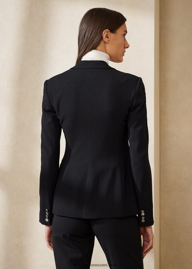 Ralph Lauren naiset parker joustava villatakki 0Z24ZR3443 musta