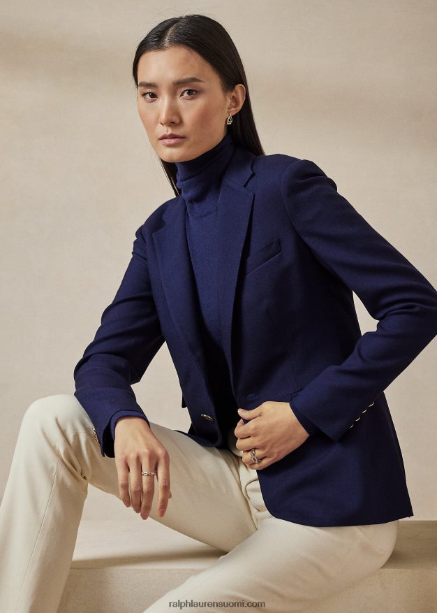 Ralph Lauren naiset parker kashmir takki 0Z24ZR3461 laivasto