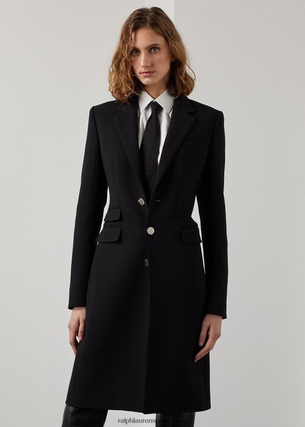 Ralph Lauren naiset parker villainen kreppitakki 0Z24ZR9332 musta