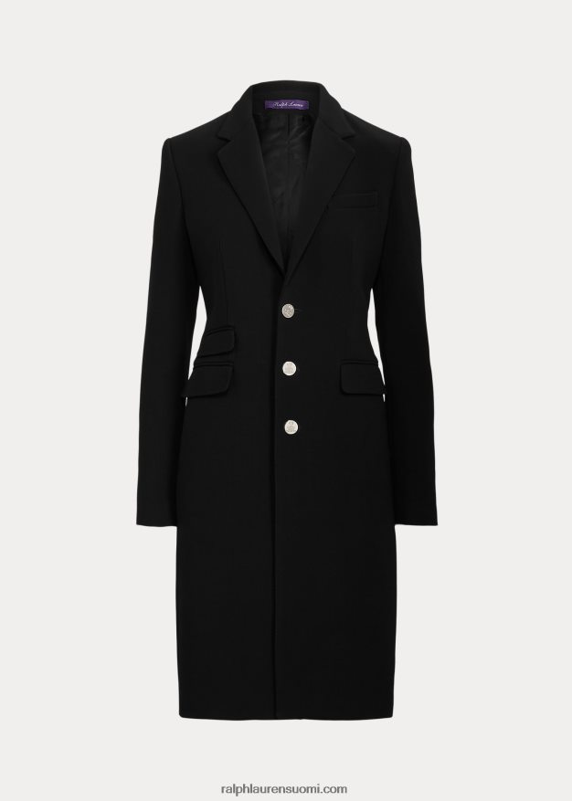 Ralph Lauren naiset parker villainen kreppitakki 0Z24ZR9332 musta