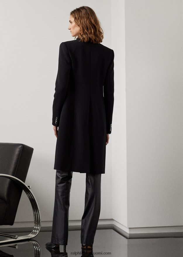 Ralph Lauren naiset parker villainen kreppitakki 0Z24ZR9332 musta