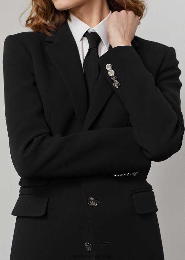 Ralph Lauren naiset parker villainen kreppitakki 0Z24ZR9332 musta