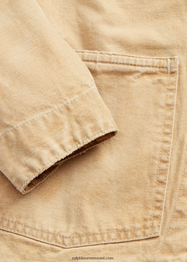 Ralph Lauren naiset puuvillakangastakki 0Z24ZR3642 khaki