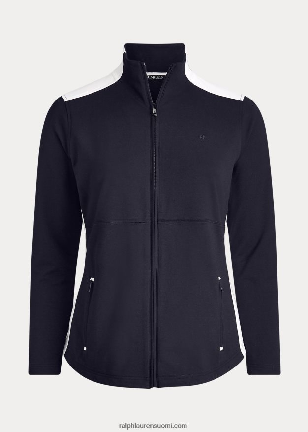 Ralph Lauren naiset puuvillasekoitettu takki 0Z24ZR4729 laivastonsininen ja kerma